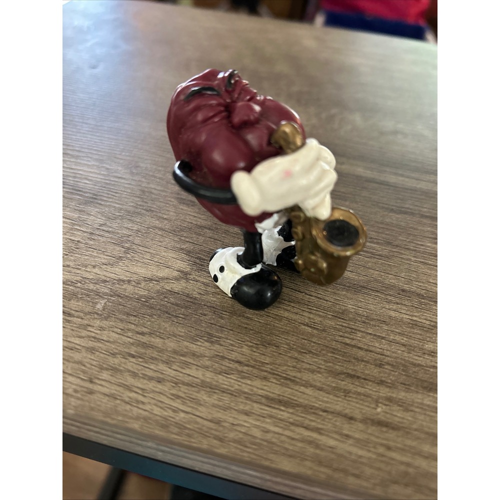 Vintage 1987 California Raisins Saxophone Player PVC Figure Collectible Toy